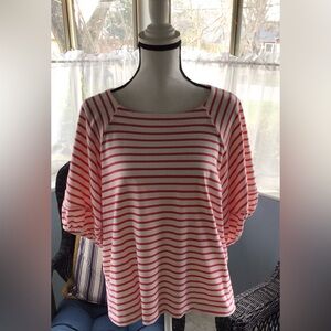 Free Assembly Casual Striped Women's Top